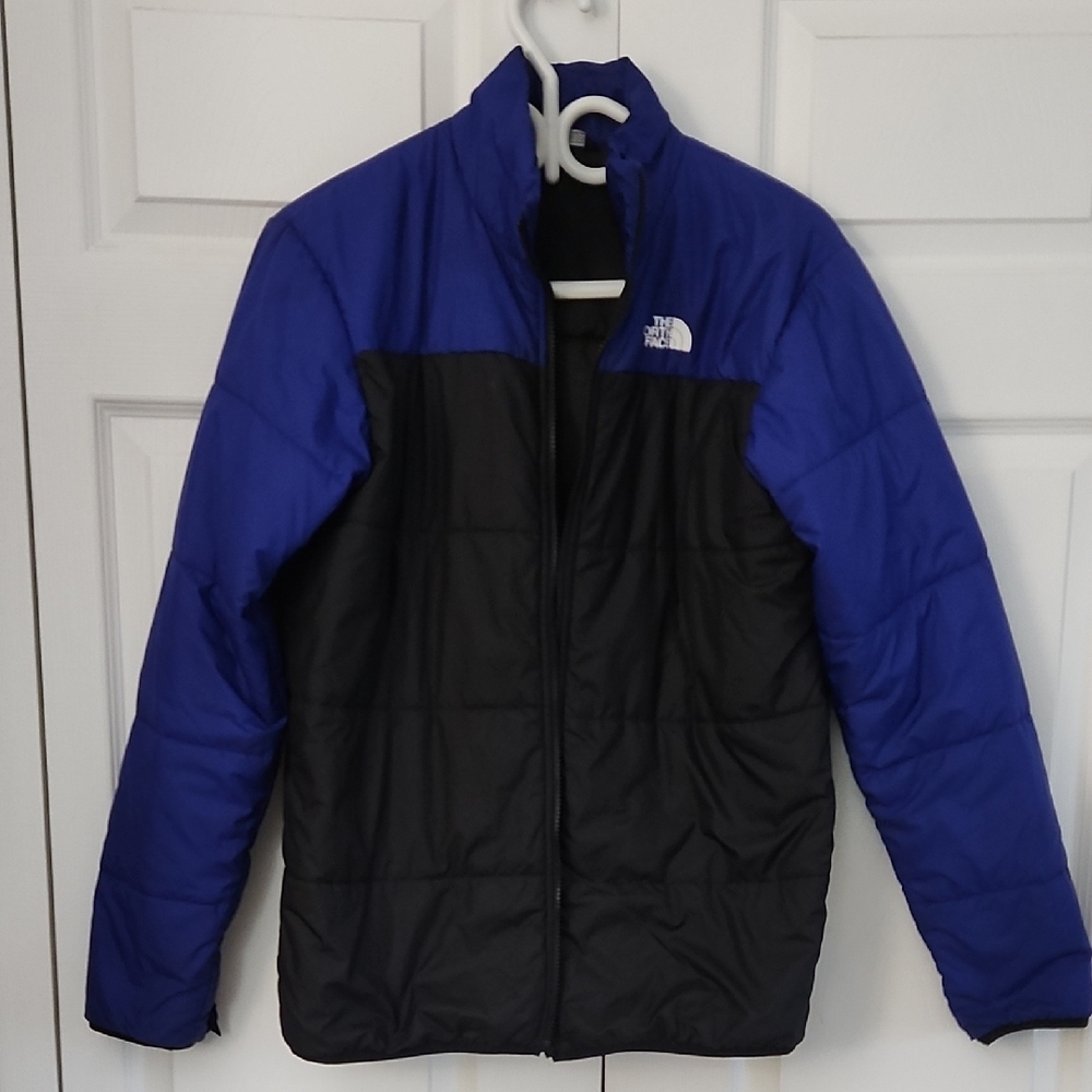 The North Face Men's Blue and Black Jacket
